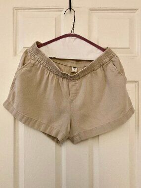Great Condition, SZ M, Old Navy, Linen Blend Shorts, Beige